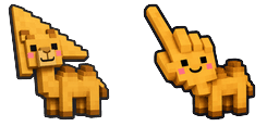 Cursor preview: Cute Minecraft Camel - 41 - cute-cursor.com