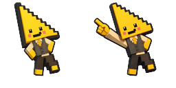 Cursor preview: Cute Askew Minecraft - 42 - cute-cursor.com