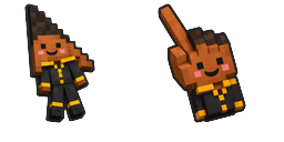 Cursor preview: Cute Minecraft Noor - 44 - cute-cursor.com