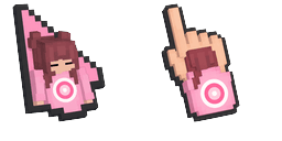 Cursor preview: Osu Minecraft - 45 - cute-cursor.com