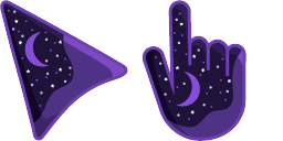 Cursor preview: Night Sky Cursor Pack - 57 - cute-cursor.com