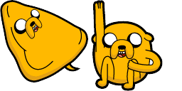 Cursor preview: Jake the Dog - 46 - cute-cursor.com