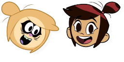 Cursor preview: Molly McGee - 64 - cute-cursor.com