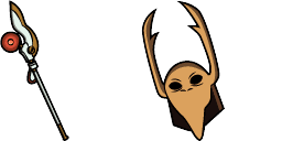 Cursor preview: Emperor Belos and Staff - 61 - cute-cursor.com
