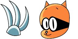 Cursor preview: Dog Man - 65 - cute-cursor.com