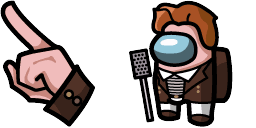 Cursor preview: Rickroll Crewmate - 49 - cute-cursor.com