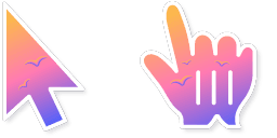 Cursor preview: Stunning Sunrise - 50 - cute-cursor.com