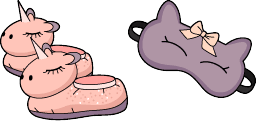 Cursor preview: Cat Unicorn Slippers - 64 - cute-cursor.com