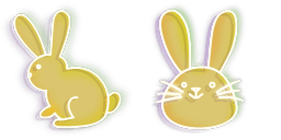 Cursor preview: Bunny - 66 - cute-cursor.com