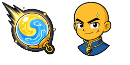 Cursor preview: Solar Omi Orb Cursor - 64 - cute-cursor.com
