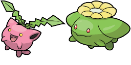 Cursor preview: Hoppip and Skiploom - 65 - cute-cursor.com