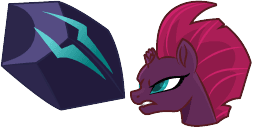 Cursor preview: Tempest Shadow - 62 - cute-cursor.com