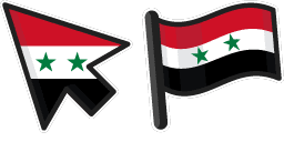Cursor preview: Syria Flag - 19 - cute-cursor.com