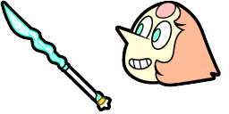 Cursor preview: Pearl Spear Crystal - 48 - cute-cursor.com