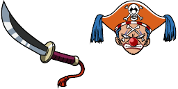 Cursor preview: Buggy Star Clown - 63 - cute-cursor.com