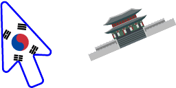 Cursor preview: K-Culture Korea - 64 - cute-cursor.com