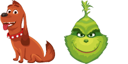 Cursor preview: Grinch & Max - 11 - cute-cursor.com