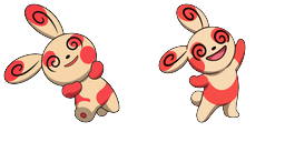 Cursor preview: Spinda - 67 - cute-cursor.com