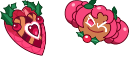 Cursor preview: Cute Cursor Pack - Hollyberry Cookie - 67 - cute-cursor.com