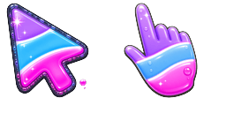 Cursor preview: Jelly Prism - 67 - cute-cursor.com