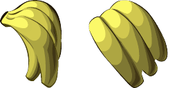 Cursor preview: Banana Rotation Meme - 67 - cute-cursor.com