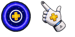 Cursor preview: PlayStation Plus - 65 - cute-cursor.com
