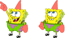 Cursor preview: Spongebob-inspired - 63 - cute-cursor.com
