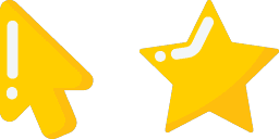 Cursor preview: Night Sky Stars - 67 - cute-cursor.com