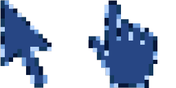 Cursor preview: Blueberry Bliss - 62 - cute-cursor.com