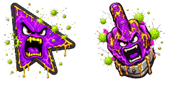 Cursor preview: Custom Cursor Virus Unleashed - 66 - cute-cursor.com