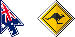 Cursor preview: Kangaroo Sign - 41 - cute-cursor.com