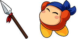 Cursor preview: Kirby Classic - 34 - cute-cursor.com
