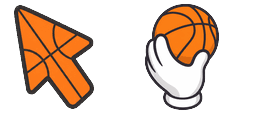 Cursor preview: Recess Basketball - 64 - cute-cursor.com