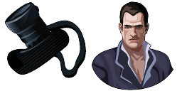 Cursor preview: Dead Rising Frank West - 64 - cute-cursor.com