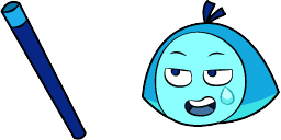 Cursor preview: Aquamarine Gem - 43 - cute-cursor.com