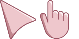Cursor preview: Pink Arrow - 65 - cute-cursor.com