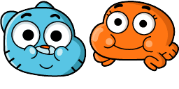 Cursor preview: Gumball World - 66 - cute-cursor.com