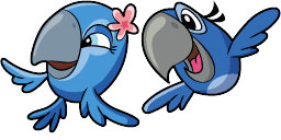 Cursor preview: Cute Cursor Pack - Angry Birds Jewel & Blu - 63 - cute-cursor.com