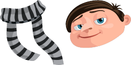 Cursor preview: Young Gru - 63 - cute-cursor.com