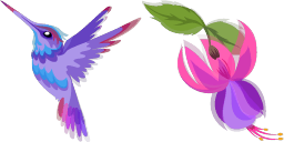 Cursor preview: Hummingbird - 64 - cute-cursor.com