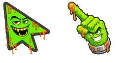 Cursor preview: Custom Cursor Touch Grass - 65 - cute-cursor.com