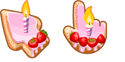 Cursor preview: Birthday Celebration - 66 - cute-cursor.com