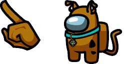 Cursor preview: Scooby-Doo Crewmate - 66 - cute-cursor.com