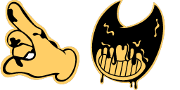 Cursor preview: Ink Demon - 66 - cute-cursor.com