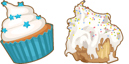 Cursor preview: Nailed It Cupcake - 67 - cute-cursor.com