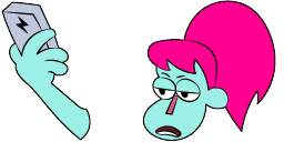 Cursor preview: Holo Jane - 66 - cute-cursor.com