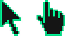 Cursor preview: Pixel Cursor Delight - 65 - cute-cursor.com