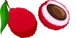Cursor preview: Custom Cursor Pack - Lychee Delight - 64 - cute-cursor.com