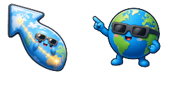 Cursor preview: Eclipse Map Earth Buddy - 66 - cute-cursor.com