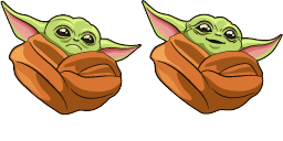 Cursor preview: Baby Yoda Grogu - 57 - cute-cursor.com